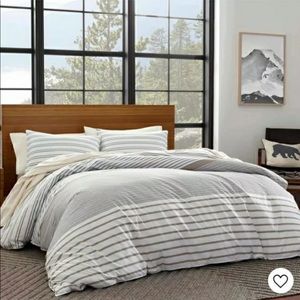 Eddie Bauer Cooper Stripe Duvet Cover & Sham Set